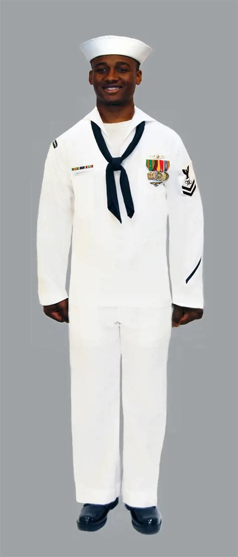 Components of Navy Dress Whites