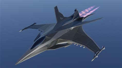 Concept art of a next-generation fighter jet