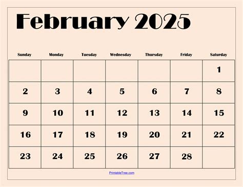 Conclusion February 2025 calendars