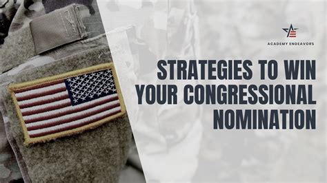 Congressional Nomination Process