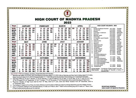 Court Schedule