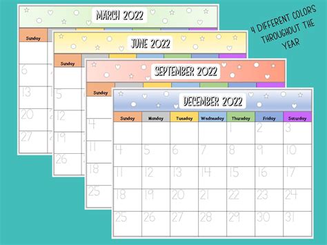 Creating Custom Free Printable Calendars