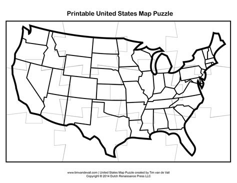 Creating Your Own Printable United States Map