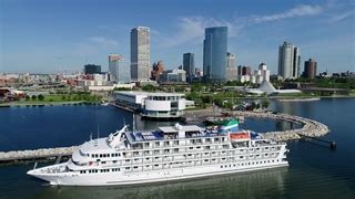 Cruise Ships at Pier Wisconsin