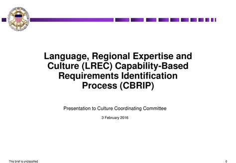 Cultural and Regional Expertise