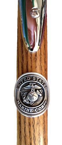 Customizable Marine Corps Walking Sticks