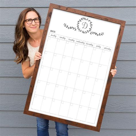 Customized Giant Whiteboard Calendar