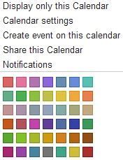 Customizing Calendar