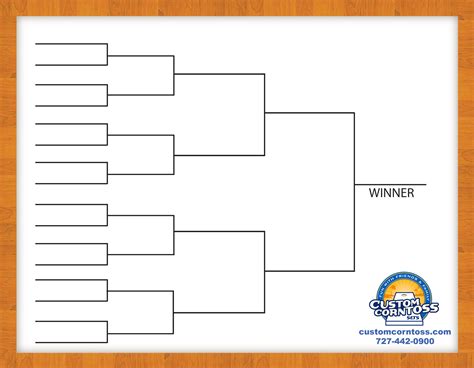 Customizing Printable Bracket Templates