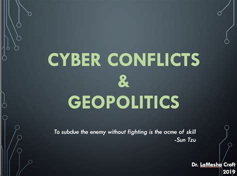 The Cyber Dimension of Conflict