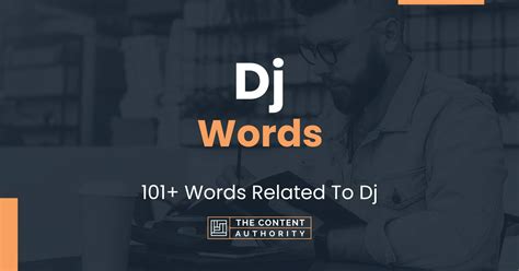 DJ Word Combinations