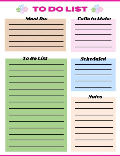 Daily To-Do List Templates