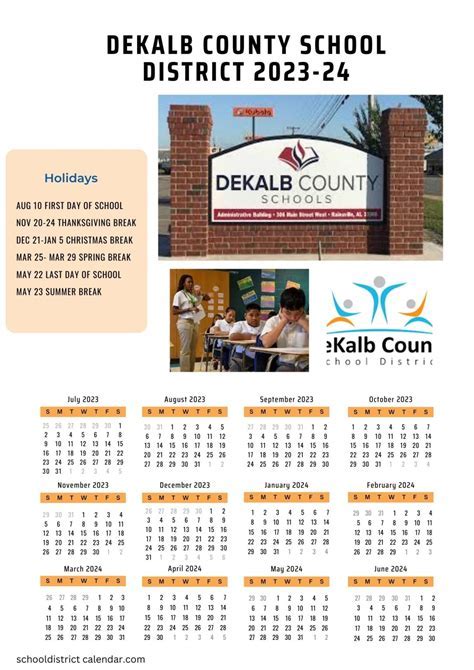 DeKalb Schools GA Calendar Events