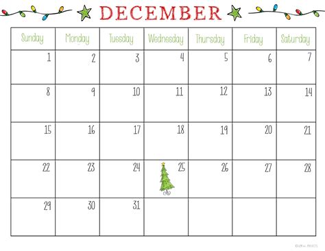 December Calendar Image 1