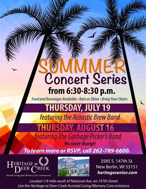 Deer Creek Concert Series