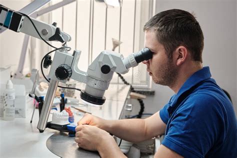 Dental Lab Technician at Work