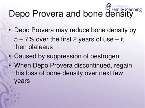 Depo Provera Bone Density