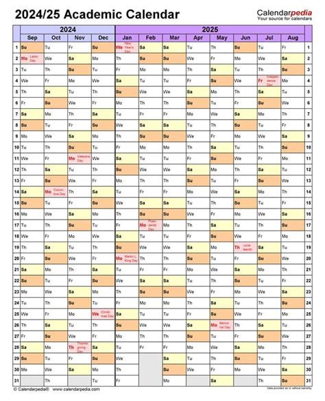 DeSales University Calendar