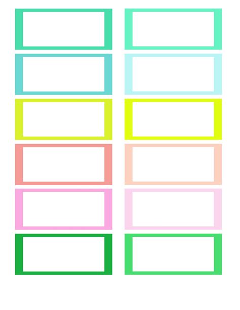 Designing Printable Label Templates