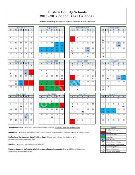 Developing School Calendar