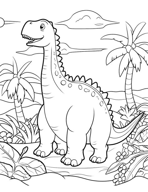 Dinosaur Coloring Inspiration