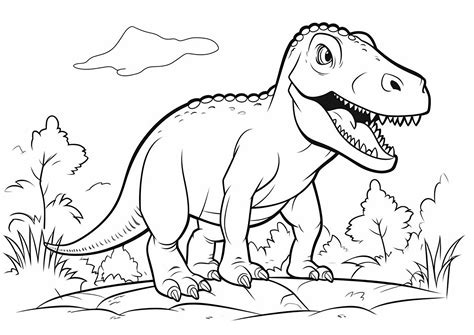 Dinosaur Coloring Pages