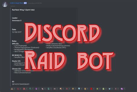 Benefits of Discord Raid Bot