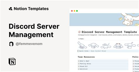 Discord Server Management