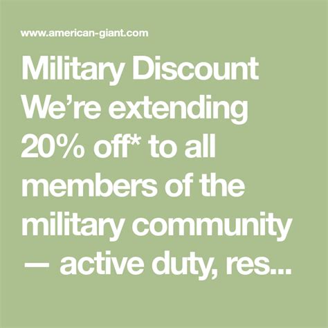 Discounts for National Guard