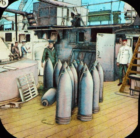 Dreadnought Warship Magazine and Shell Handling