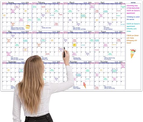 Dry Erase Wall Calendar Accessories