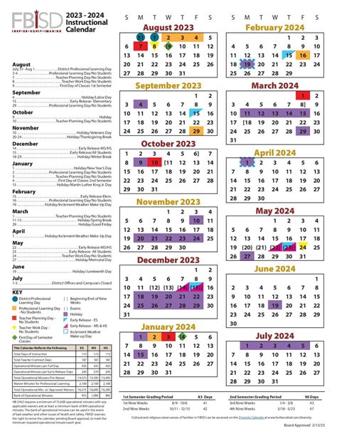 Eanes ISD Calendar Image 10