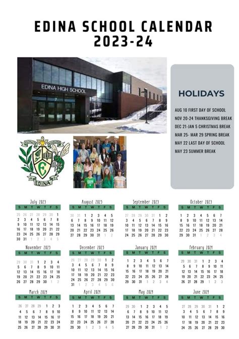 Edina Public Schools Calendar Image 7