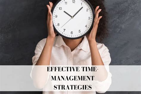 Techniques for effective time management using a calendar