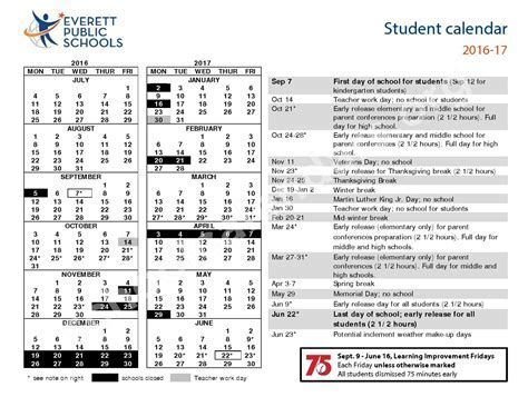 Description of Emerson Calendar Overview