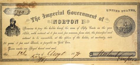 Emperor Norton's Currency