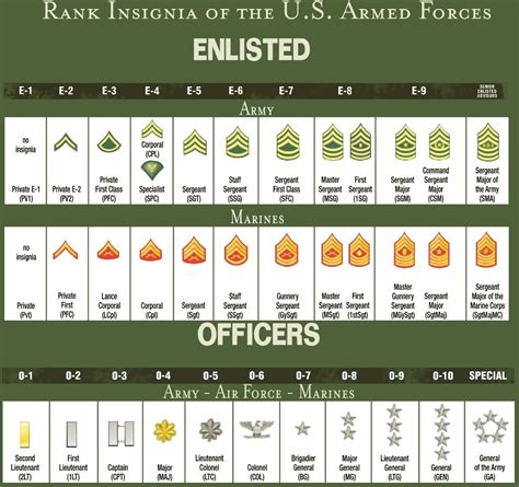 Enlisted Rank Responsibilities