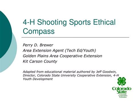 Ethical Conduct in Shooting Competitions