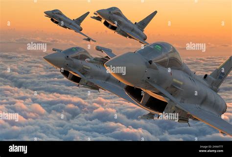 Eurofighter Typhoon Formation