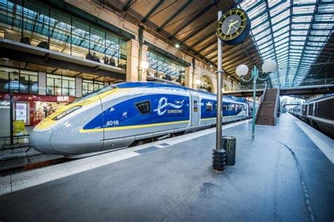 Eurostar Chunnel Train Check-in And Boarding