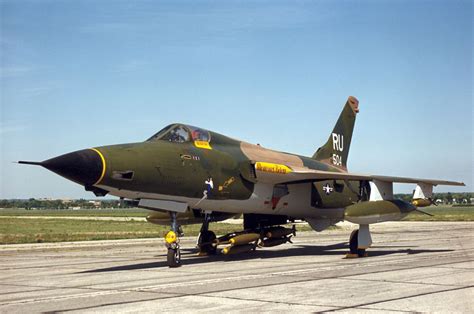 F-105 Thunderchief on runway