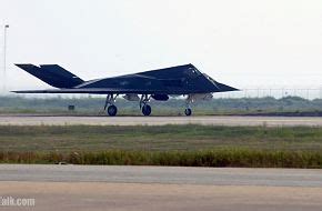 F-117 Nighthawk taking off