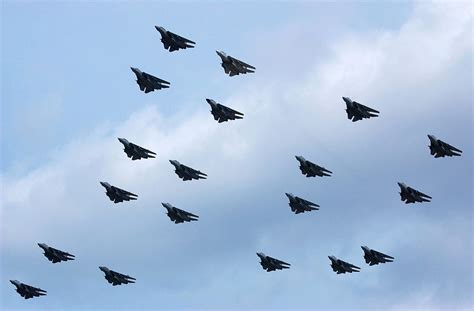 F-14 Tomcat in Flight Formation