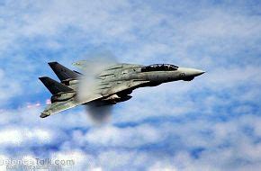 F-14 Tomcat in high-speed flight