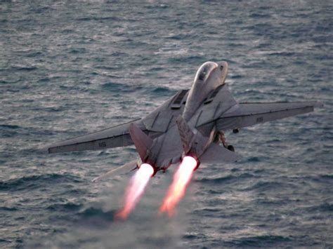 F-14 Tomcat with afterburners