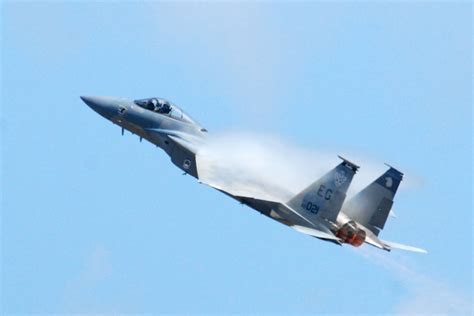 F-15 Demo Team in flight