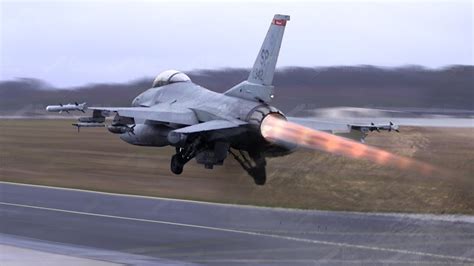 F-16 Afterburner Takeoff