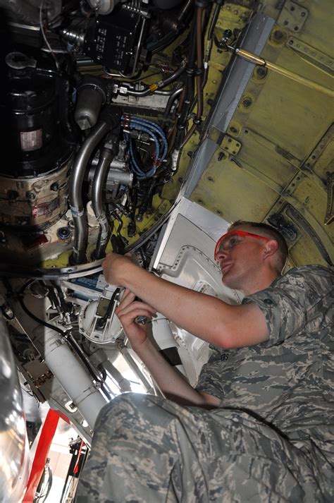 F-16 Jets being maintained on the ground