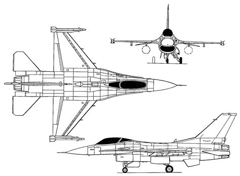 F-16 Lightning Blueprints