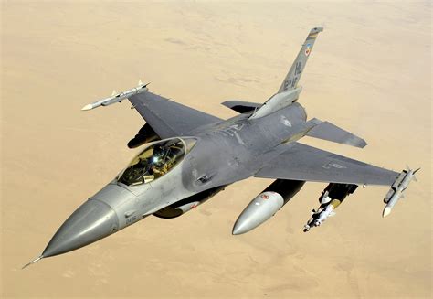 F-16 in flight